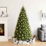 111-osaline j&otilde;ulukuulide komplekt, kuldne, pol&uuml;st&uuml;reen