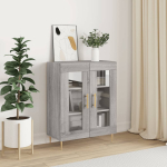Puhvetkapp, hall, sonoma tamm, 69,5 x 34 x 90 cm, tehispuit
