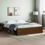 Voodiraam, pruun tamm, 140 x 200 cm