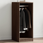 Riidekapp, hall sonoma tamm, 48x41x102 cm, tehispuit