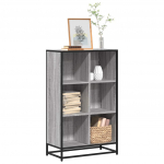 RAAMATUKAPP, HALL SONOMA TAMM, 65,5X33X107,5 CM, TEHISPUIT