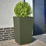 Aia taimekastid 2 tk, oliiviroheline, 45x45x75 cm, teras