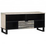 TV &Uuml;ksused sahtliga Valge 105 x 33 x 46 cm Tehispuit
