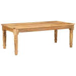 Kohvilaud pruun 110 x 55 x 40 cm tugev mango puu