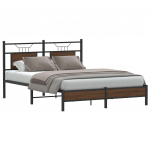 VOODIRAAM ILMA MADRATSITA PRUUN TAMM 150X200 CM TEHISPUIT