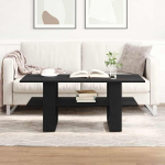 Kohvilaud must tamm 102 x 55 x 42 cm tehispuit