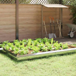 &Uuml;kssarviku aed 16 tk h&otilde;bedane 100 x 3,5 x 25 cm tsinkteras