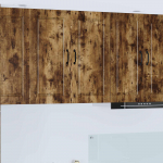 K&ouml;&ouml;gikapp riiuliga suitsetatud tamm 80 x 31 x 80 cm tehispuit