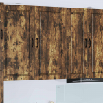 K&ouml;&ouml;gikapp riiuliga suitsetatud tamm 50 x 31 x 100 cm tehispuit