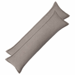 Diivanipadi 2 tk HOUTEN helehall 40 x 145 cm boucl&eacute;