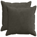 Diivanipadi 2 tk HOUTEN antratsiit 55 x 55 cm manchester