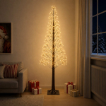 T&auml;hekujuline j&otilde;ulupuu Pruun 240 cm Plastmass 688 LED-i