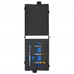 4-osaline punktkeevituse puuriotsakute komplekt, hss