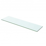 Klaasist riiuliplaat 60 x 12 cm l&auml;bipaistev