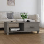 Diivanilaud "hamar", helehall, 100x55x35cm, m&auml;nnipuit