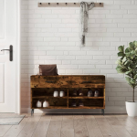 Jalatsipink, suitsutatud tamm, 102 x 35 x 55 cm, tehispuit