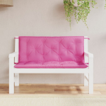 Aiapingi istmepadjad 2 tk, roosa, 120 x 50 x 7 cm, kangas