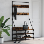 Riidenagi koos kingariiuliga suitsutatud tamm 100 x 40 x 184 cm