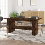 S&ouml;&ouml;gilaud, suitsutatud tamm, 180 x 90 x 76 cm, tehispuit