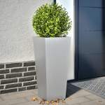 Aia taimekastid 2 tk, 35x35x75 cm, tsingitud teras