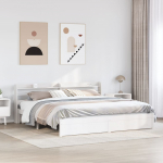 VOODIRAAM PEATSIGA ILMA MADRATSITA VALGE 200X200 CM