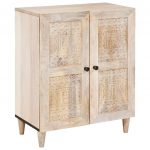 Kapp valge 60 x 33 x 75 cm mangopuit