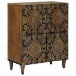 K&otilde;ide ladustamisega Pruun 60 x 33,5 x 75 cm Tugev mango puu