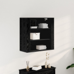 SEINALEHE KAPP MUST TAMME 80X33X80 CM TEHISPUUST