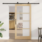 Liuguks pruun 93 x 202 cm puit ja metall