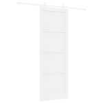 Liuguks koos tarvikute komplektiga valge 83x232 cm tahke m&auml;nni