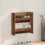 Kinga kapp riiuliga vana puit 60 x 18 x 60 cm tehispuit