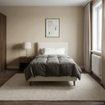 Talve tek Rapistatud Helehall 140 x 220 cm Mikrokiud