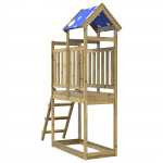 M&auml;ngutorni pruun 52,5 x 110,5 x 215 cm tugev immutatud puit