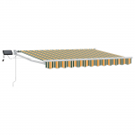 K&auml;sitsi juhitav varikatus koos LED-idega 3 x 2,5 m