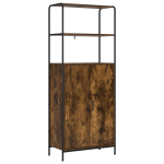K&otilde;rge kapp suitsutatud tamm 40 x 33 x 161 cm tehispuit