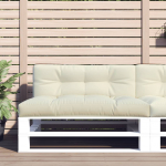 Euroaluse istmepadi, kreemjas, 120x40x12 cm, kangas