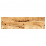 Lauaplaat, 120x20x3,8 cm, naturaalsete servadega, mangopuit