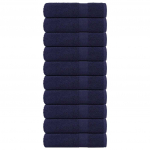 Saunalinad 10 tk, tumesinine, 100x150 cm, 360 gsm, 100% puuvill