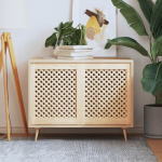 Kapiuksed, v&otilde;rega disain 2 tk, 49,5 x 61,5 cm, m&auml;nnipuit