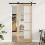 Liuguks pruun 83 x 211 cm puit ja metall