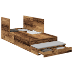 Ladustamise Voodiraam vana puit 90x200 cm