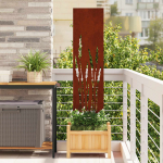 Aia privaatsuse kate rooste 32 x 140 cm kulunud teras