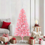 J&otilde;ulupuu koos 150 led-iga koos alusega roosa 150 cm pvc