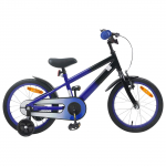 Laste Bike 16 Tolli 4&ndash;6 aastastele Sinine must