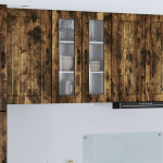 K&ouml;&ouml;gikapp suitsetatud tamm 60 x 31 x 80 cm tehispuit