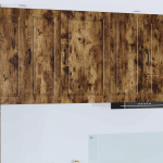 K&ouml;&ouml;gikapp riiuliga suitsetatud tamm 50 x 31 x 80 cm tehispuit