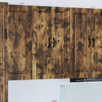 K&ouml;&ouml;gikapp riiuliga suitsetatud tamm 30 x 31 x 100 cm tehispuit