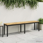 Aiapink 161 x 35 x 45 cm Tugev akatsiapuu Valge ja must