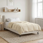 Talve tek Rapistatud cream 140 x 200 cm Mikrokiud