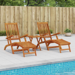 L&ouml;&ouml;gikindel ja kokkuklapitav p&auml;ikesetool 2 pcs 55 x 146 x 91 cm